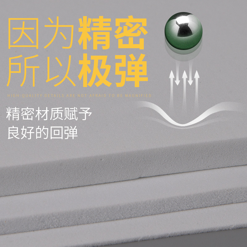 25度高弹eva泡棉刀模海绵垫白色高弹T25垫刀泡棉刀模泡棉自粘可选